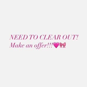 Must clear out closet!!